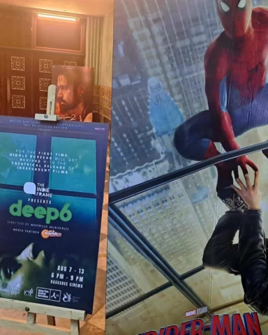 Deep 6 by @madhuja_m at Basushree Theatre in Kolkata.
Spidey knows.