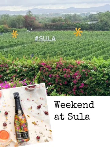 Wine flies when you are having fun at Sula 🥂✨

@sula_vineyards 

#weekendvibes✌