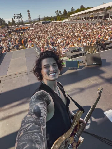 Bottlerock 2026. I can’t believe this is my job 👔🎸🤘🏼