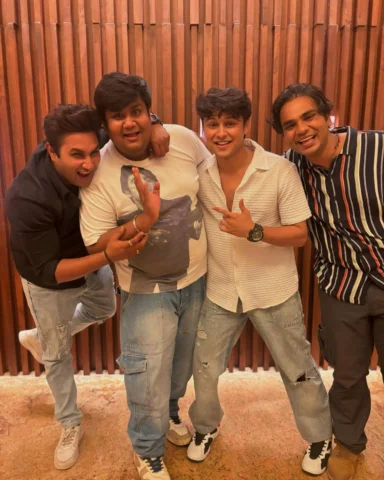 Four of us together, no one’s the target, just smiles all around!