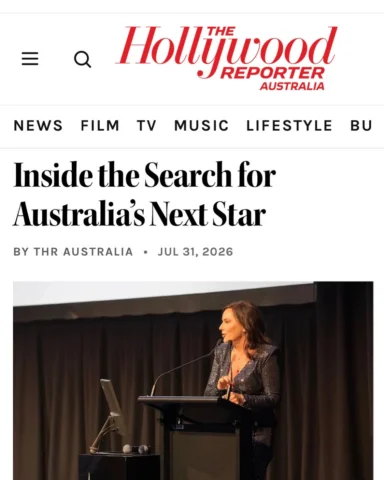 Delighted to be featured in The Hollywood Reporter Australia.

A huge thank you 