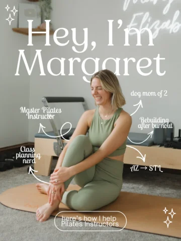 nice to meet you 👋🏻

I consider myself a bit of a Pilates class planning nerd 