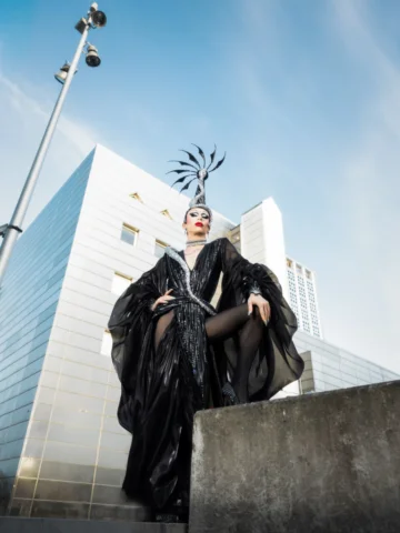 “Are you wearing the….”
“Diego Montoya dress from the Nightgowns 10-year show? Y