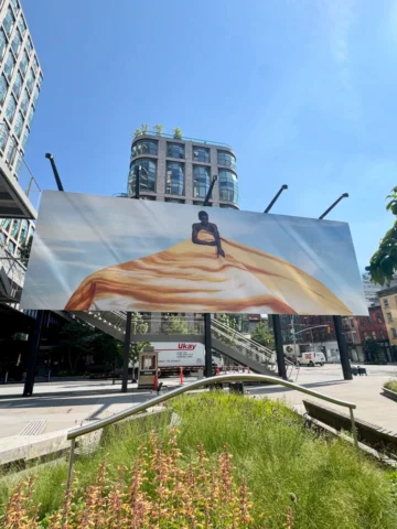 My first public artwork 'Time for a New Sky II' (2026) is now up on the High Lin