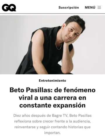 Mil gracias, @gqmexico por su tiempo y por esta plática tan especial 🫀.

Hablam