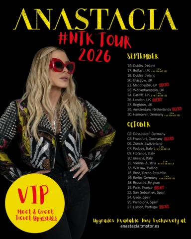 The NTK Tour 2026 is coming this September and October… have you got your VIP Me