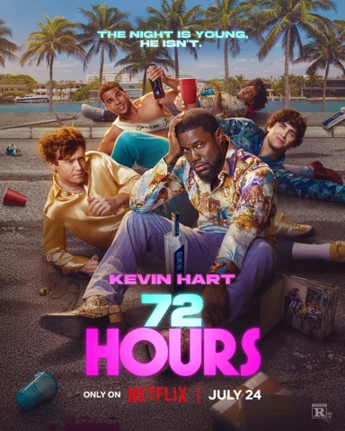 The night is young. He isn’t. 72 Hours, coming to Netflix on July 24.