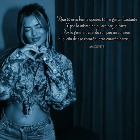 No quiero perjudicarte 🇨🇴💙🔥😘😍
.. 
.⁸
.
#karolg #NMADST #karolgalbum #repos
