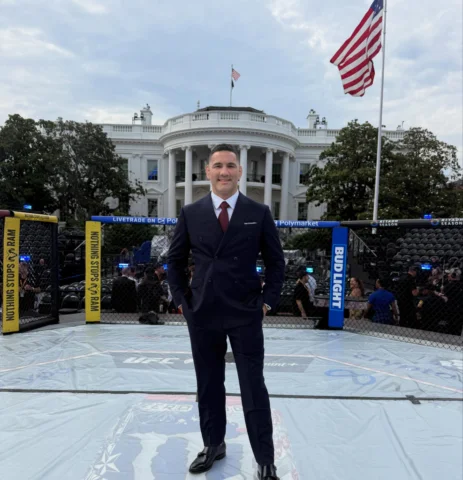 The All-American at the whitehouse 🇺🇸 !  Preshow starts at 8 pm on @ufconparam