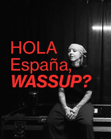 Hola, ESPAÑA! Ya Miko llegó al Morriña Festival y está ready to hit the stage. A