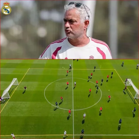 .
التدريب في الصوره أمامك طبّقه اللاعبين في تدريباات ريال مدريد اليوم وتمثل منهج