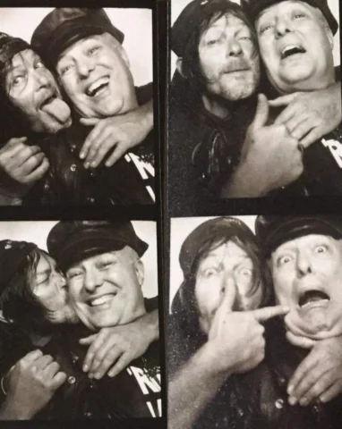 Oh man what a picture 🤩 @jellobiafra_official & @bigbaldhead 🤩 #JelloBiafra #N