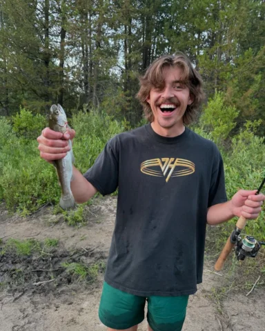 i caught my first fish. i understand now why yall post photos of fish. you dont 