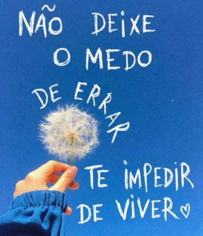 Sua dose de inspiração semanal chegou.
De 1 a 10 qual foi a sua frase favorita?
