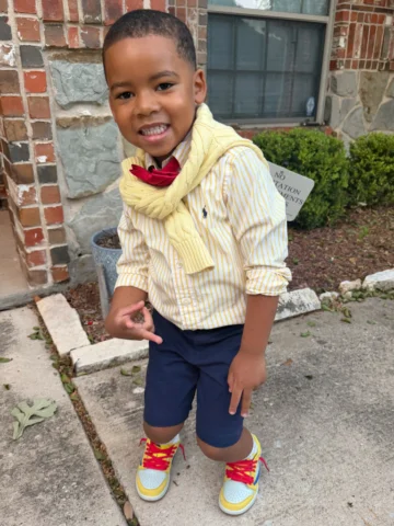 I put on drip I believe I can fly!✈️😍❤️
My heart outside my body!😩 Kindergarte