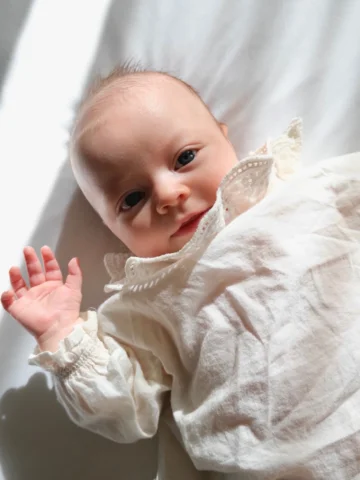4 years ago today at 6:42 after 48 hours of active labor … you little dove … mad
