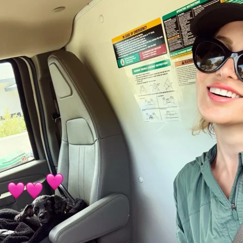 I don’t advise first time uhaul truckers to drive Malibu canyon 🫣 smiling proof