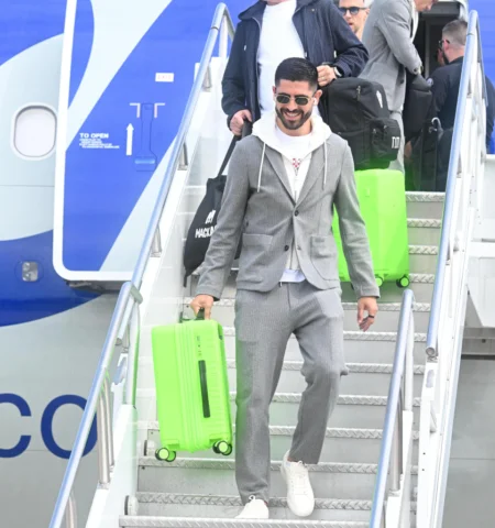 We are ready 🇺🇸🛬
#WC26 ⚽️🇭🇷
@mackage 
@tanyagolesic 
@hns_cff