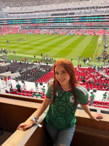 Ayer en la reinauguración del Estadio Banorte obvio apoyando a la @miseleccionmx