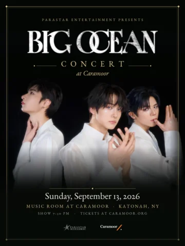 🎻 BIG OCEAN is coming to Caramoor!!!

Join us for BIG OCEAN’s New York comeback