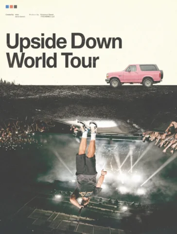The upside down has been my favorite place to be. What a ride this tour has been