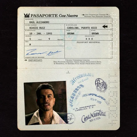 Pasaporte 🛂 Out Now!

COSA NUESTRA 💿 11/15/2024