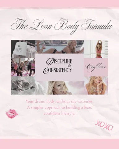 The Lean Body Formula is officially here ♡

After months of creating and pouring