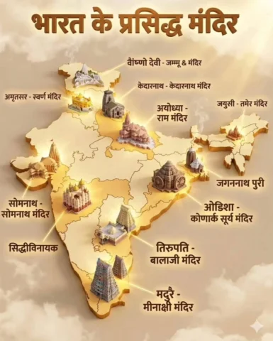 Famous temples in India
Follow me @upscreporter_official 
#virałpost #generalkno