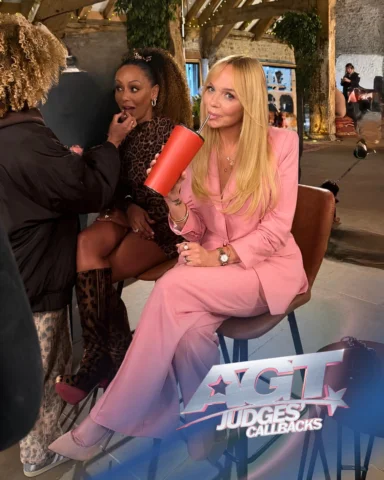 Got to hang out with @officialmelb and watch some brilliant acts! AGT Judges’ Ca