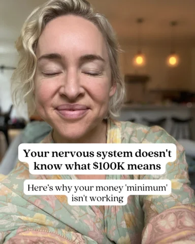 Most money advice out there tells you to set a financial minimum.

$100K. $500K.