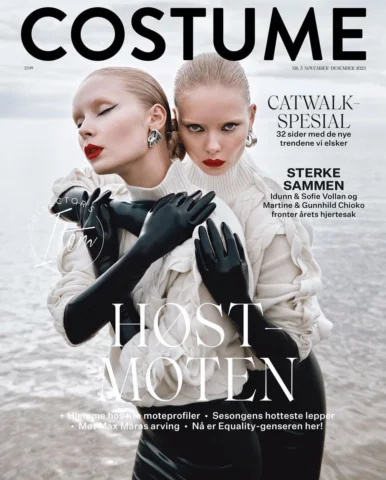 officially covergirls! So grateful to @costumenorge for having us as their cover