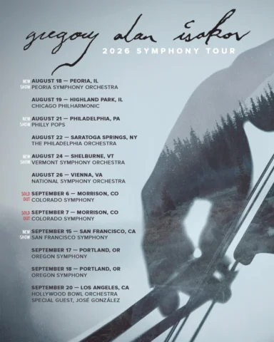 happy to announce a few more shows for our upcoming symphony tour including Phil
