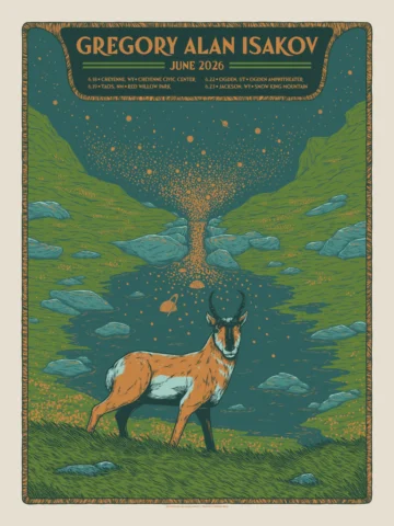 excited to kick off our June tour tonight in Cheyenne, WY!

tour poster art by @