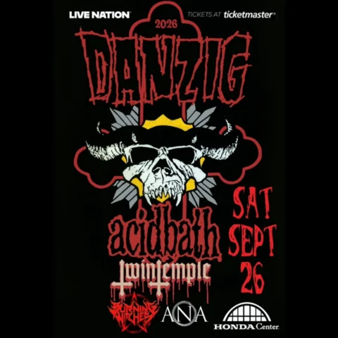 " Check out the Insane Stacked line-up for the Anaheim, CA. Honda Center show on