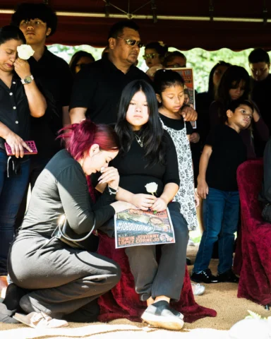 THE FUNERAL OF EDWIN LOPEZ-CORNEJO

PLAINFIELD,NJ — August 8, 2026. Mourners gat
