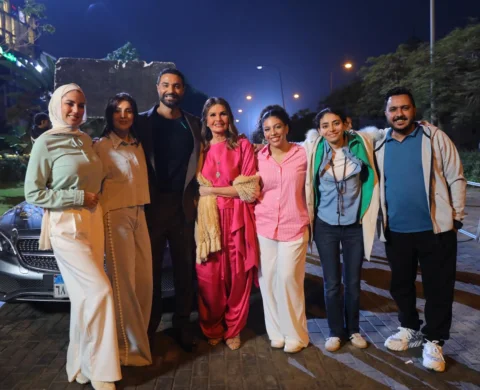 ⁨	الست…لما🤷🏻‍♀️
مع حبيبي إللي شرفنا ‪@karimfahmiofficial‬⁩
@dorra_zarrouk @yas