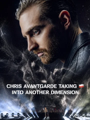Chris Avantgarde setting the tone before Anyma in Gdańsk, Poland. Dark energy, m