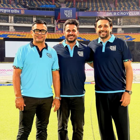 Champion knights reunited at the home of knights #kkr