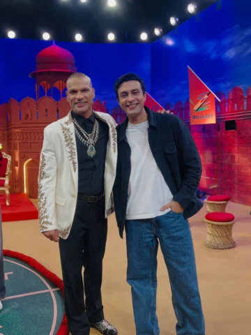 Gabbar meets Thakur! Absolute blast shooting for Cricket Darbar on @zee5 with @s