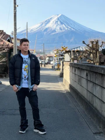 Seeing Mount Fuji on the clearest day of the year was a once in a lifetime exper