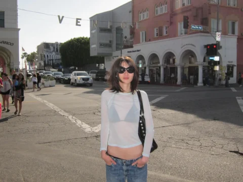 me in LA today vs. my mom in LA in 2011 <3