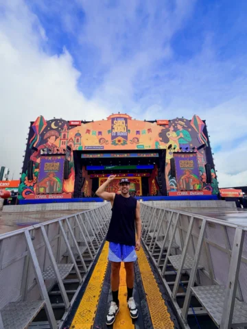 Hoje é dia de subir pela 3ª vez nesse palco tão gigante, que é do Maior São joão