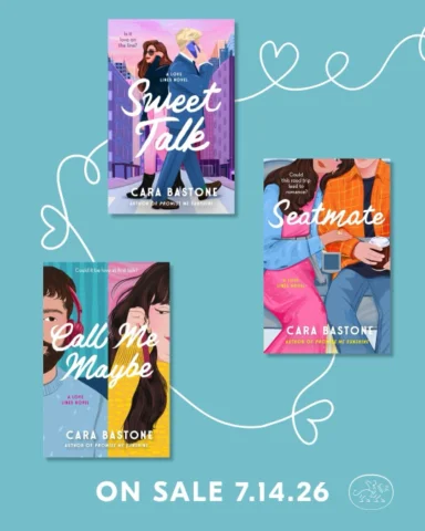 i am so excited to reveal the covers of the Love Lines series by @carabastone , 