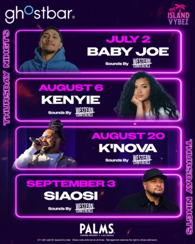 @bigbodycisco PRESENTS:

🌴ISLAND VYBEZ🌴 at the @ghostbarlv atop the @palms 🎰
