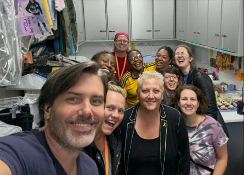 Gratitude to my Costume crew on @scarymovie 6, the most incredible team - Thank 