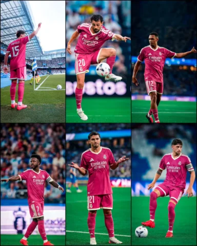 First Outing Of Real Madrid X Addidas Third Kit. 🩷 

One More Pre-Season Game R