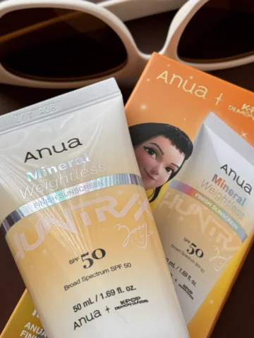 ☀️Sensitive skin SPF with @anua_global Mineral Weightless Finish Sunscreen

If y