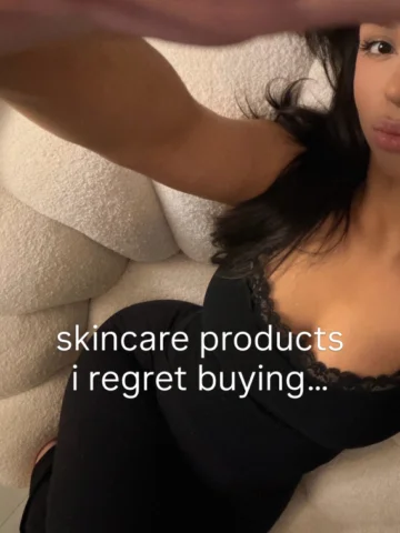 skincare products i regret buying…