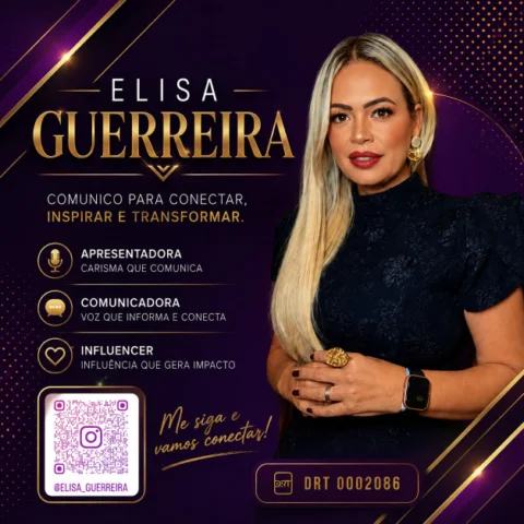 Elisa Guerreira — Perfil Profissional

Elisa Guerreira é comunicadora, influenci