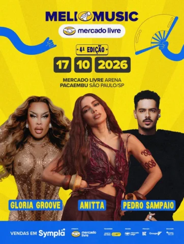 Anitta acaba de ser confirmada no Meli Music, junto com @pedrosampaio e a @glori